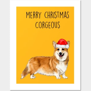 CORGEOUS CHRISTMAS Posters and Art